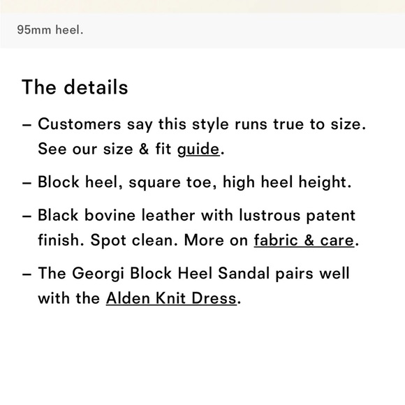 Reformation Georgi Block heels - Picture 6 of 6